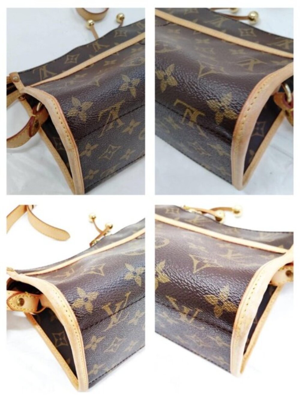 Authentic Louis Vuitton Monogram Twin GM Pochette Shoulder Bag Crossbody Vintage - Picture 8 of 16